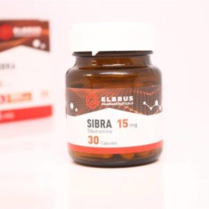 Sibra (Sibutramine) (Elbrus Pharma) (30 capsules x 15mg)