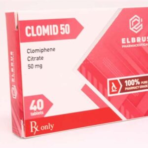Clomiphene (Clomid) (Elbrus Pharma) (40 tablets x 50mg)